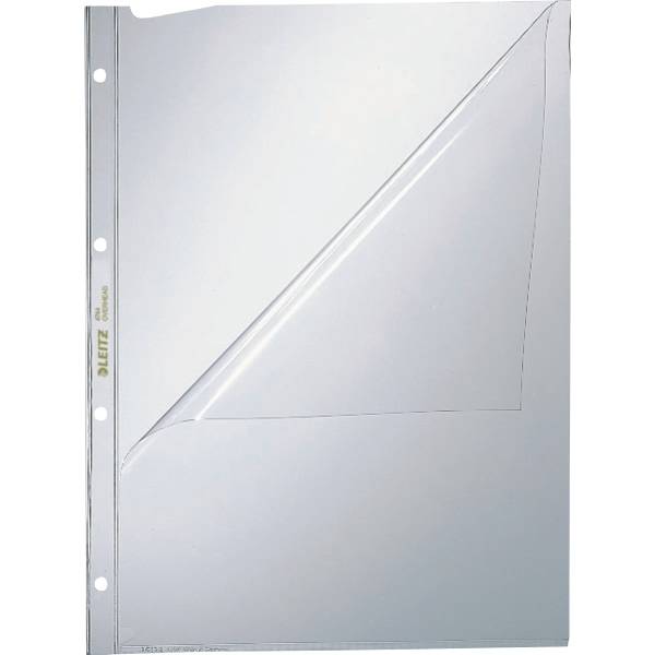 Prospekthülle Overhead A4 80my PVC glasklar oben u. Seite offen VE=10 Stück