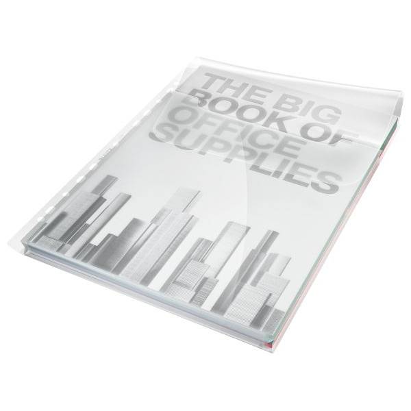 Prospekthülle Maxi A4 PP mit Klappe VE=5 Stück farblos