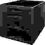 LEITZ Schubladenbox WOW CUBE, 4 Schübe, schwarz/grau