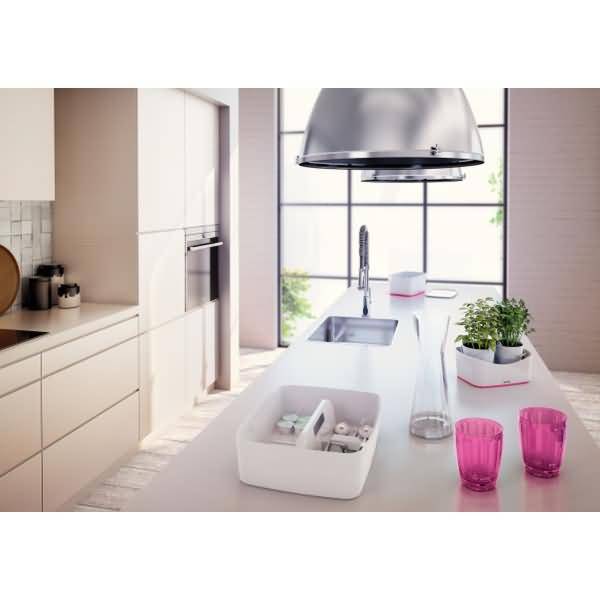 Aufbewahrungsschale MyBox A5 ABS weiß/pink