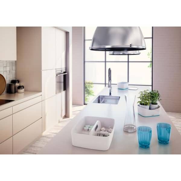 Aufbewahrungsschale MyBox A5 ABS weiß/blau