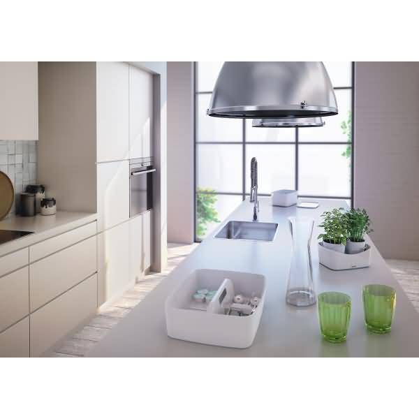 Aufbewahrungsschale myBox A5 weiß/grau