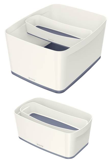 Esselte Leitz 5258-10-01 - Ablageschale - Grau - Weiß - Rechteckig - Acrylnitril-Butadien-Styrol (ABS) - Monochromatisch - 307 mm