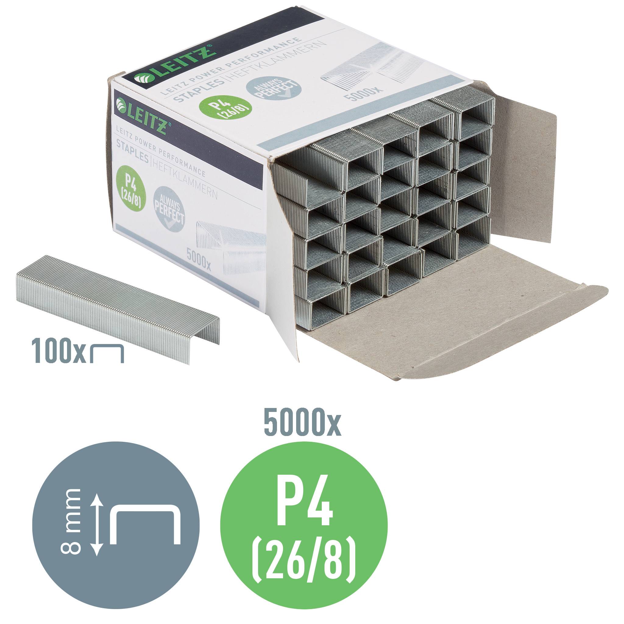 Esselte Leitz Power Performance P4 - Heftklammern - 26/8