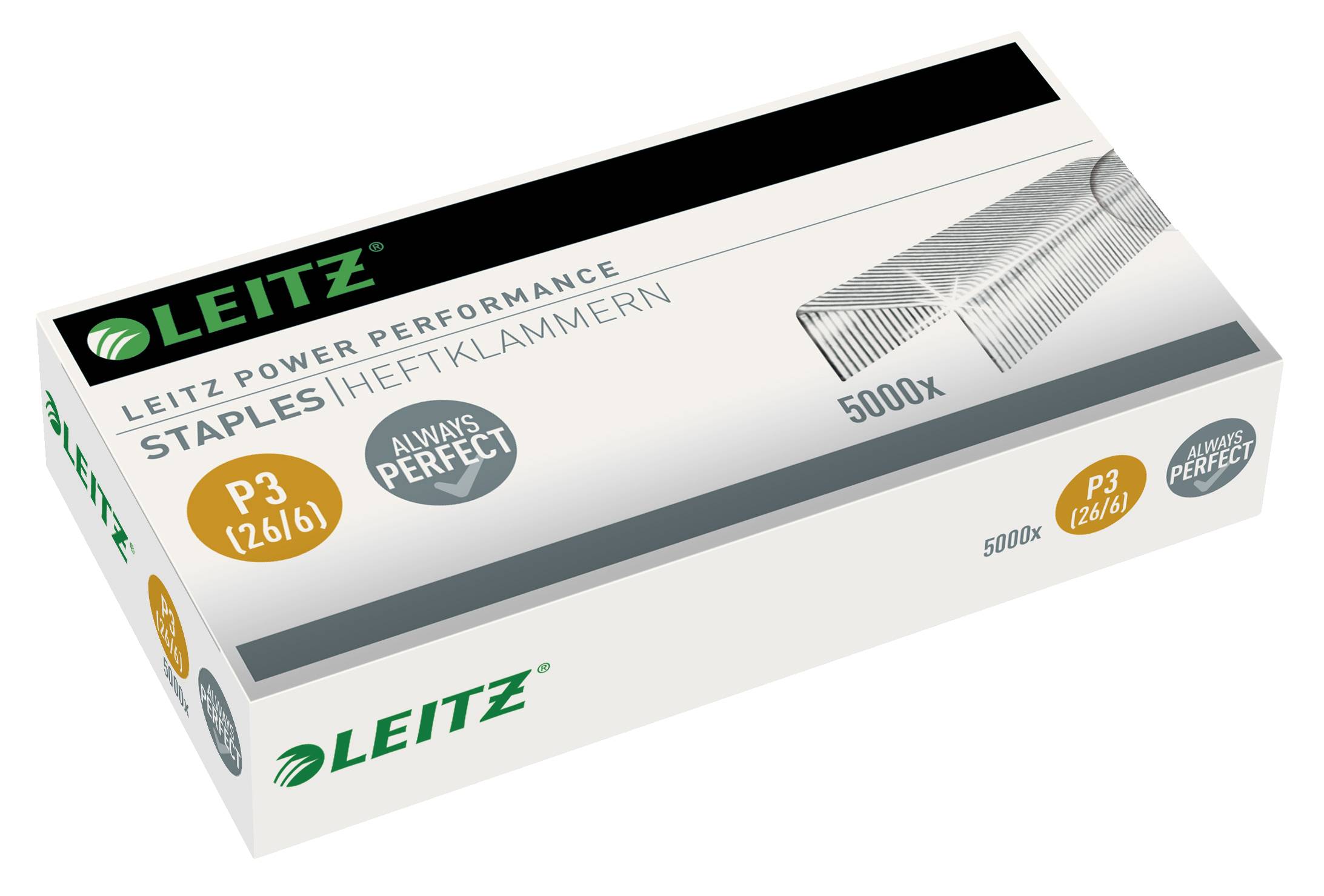 Esselte Leitz Power Performance P3 - Heftklammern - 26/6