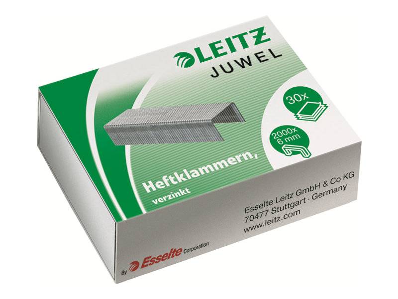 ESSELTE LEITZ - Leitz Juwel - Heftklammern - 6 mm - Verzinkter Stahl