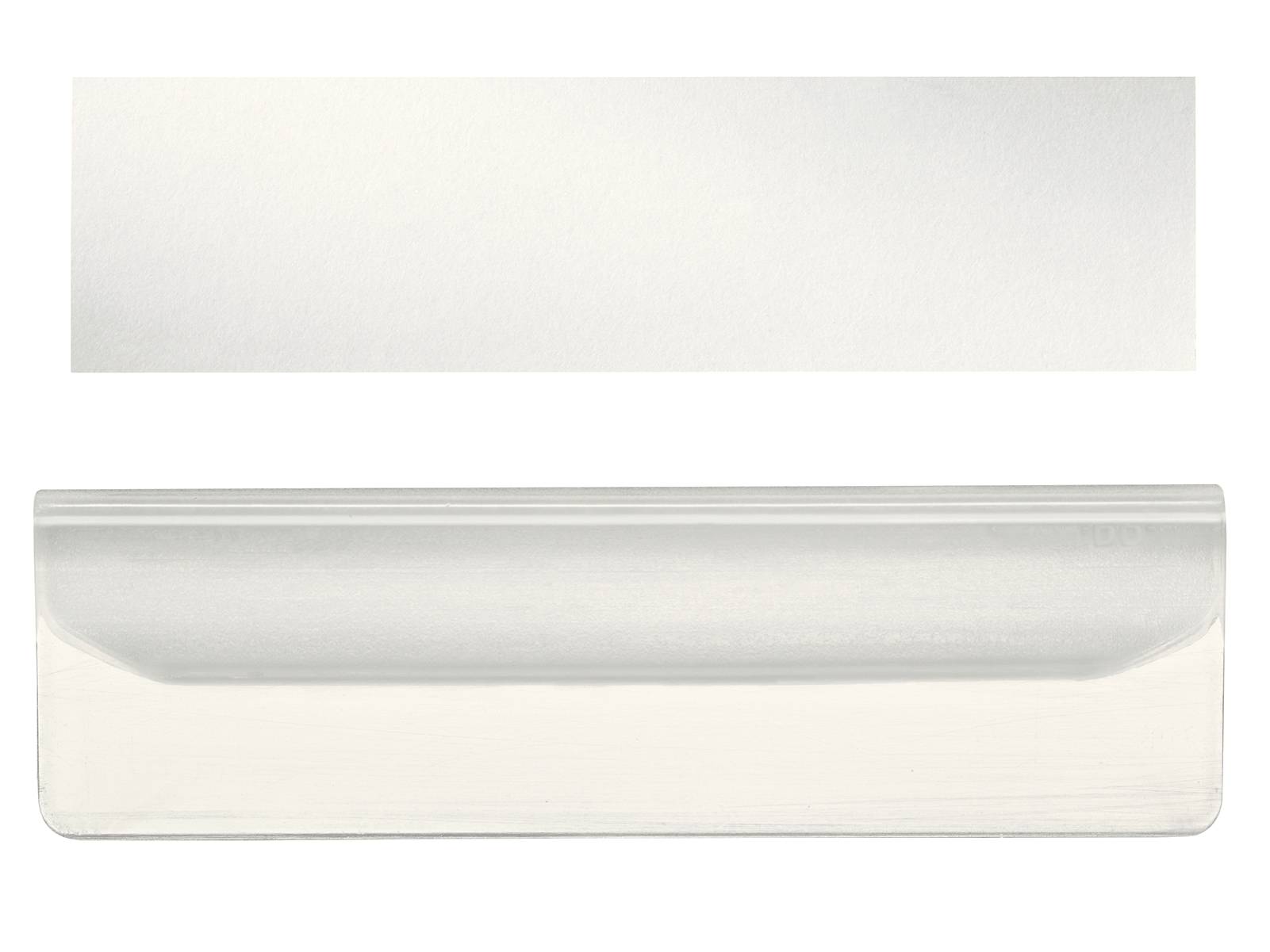 Esselte Leitz Etikettenhalterung - kristallklar (Packung mit 10)