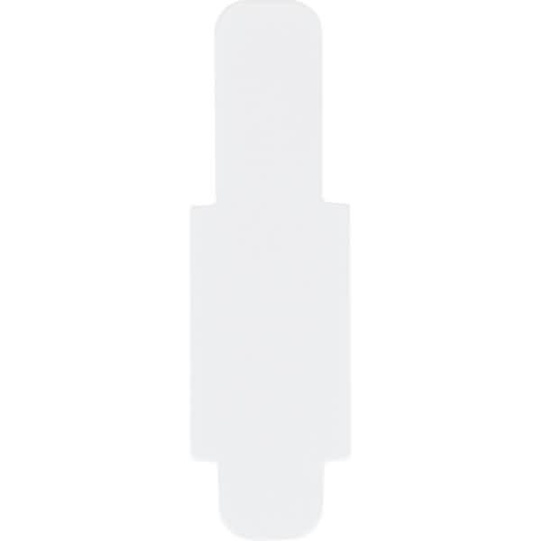 Stecksignale 12x40mm VE=50 Stück weiß