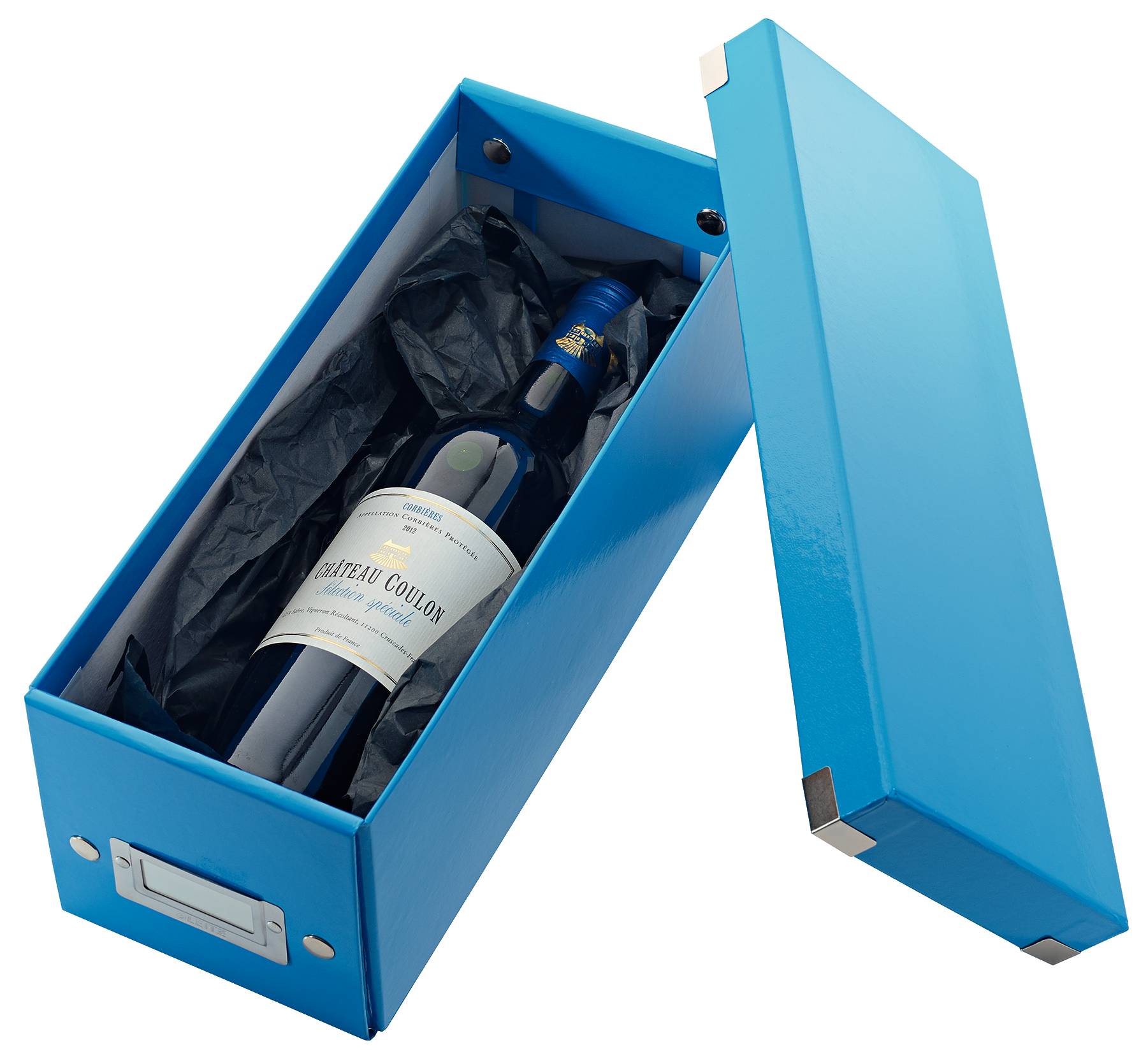 Esselte Leitz Click & Store - Aufbewahrungsbox - blau-metallic