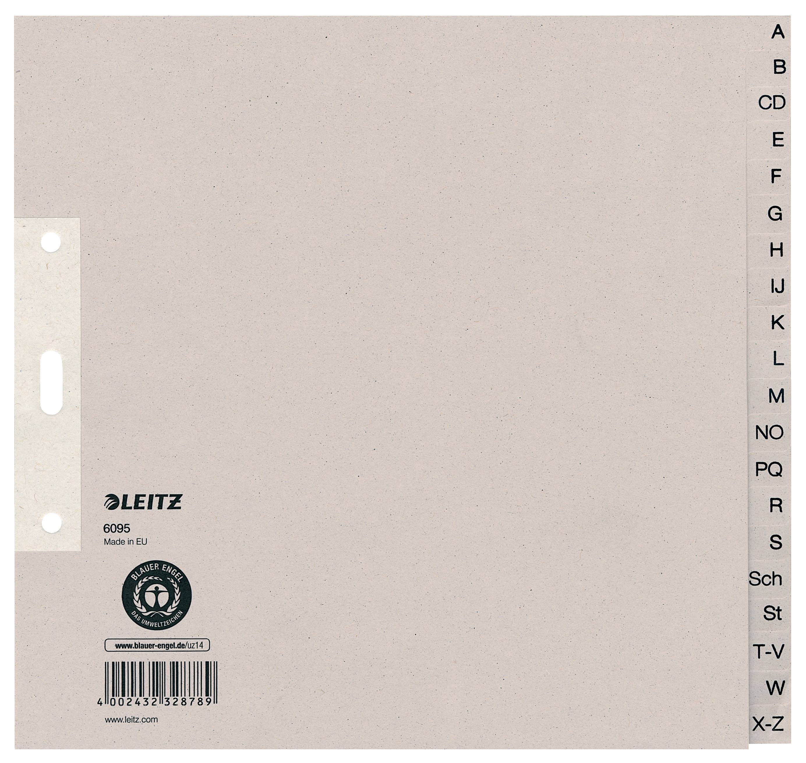 Papierregister A-Z - Grau