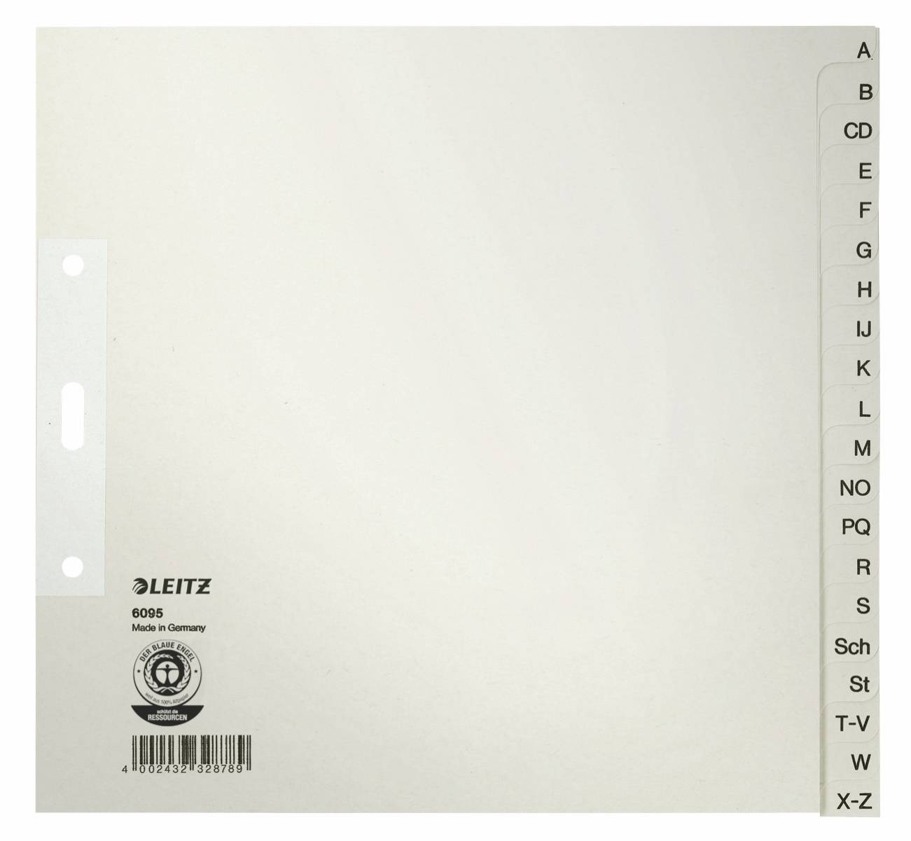 Papierregister A-Z - Grau