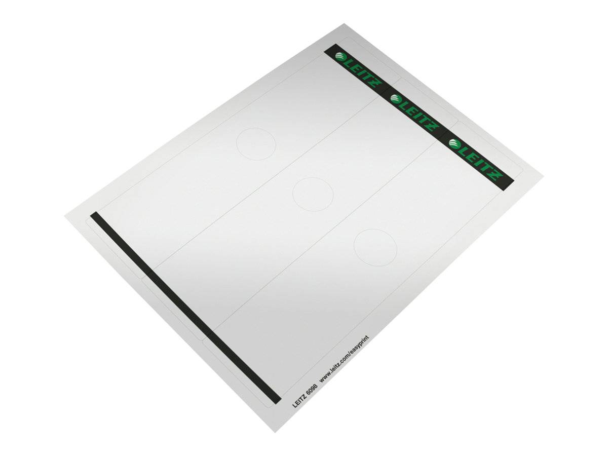 ESSELTE LEITZ - Leitz - Ordneretiketten - Grau (Packung mit 75)