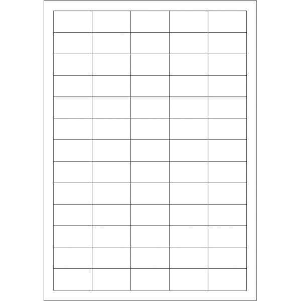 Universal Etiketten PC beschriftbar 38,1x21,2mm VE=6500 Stück weiß