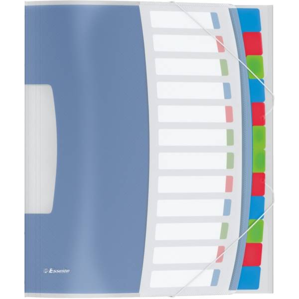 Ordnungsmappe Vivida A4 12 Fächer mehrfarbig