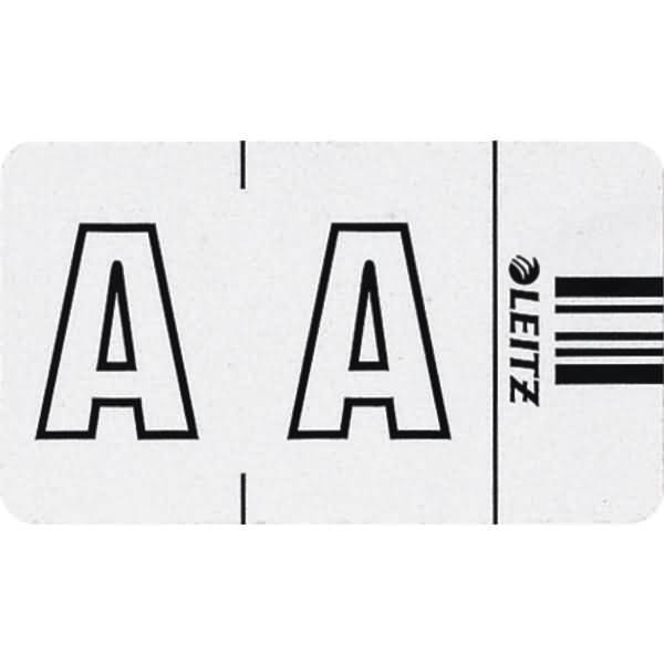 Orgacolor Buchstabensignal A VE=250 Stück weiß