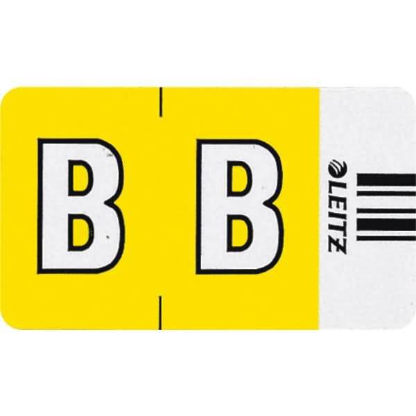 Orgacolor Buchstabensignal B VE=250 Stück gelb