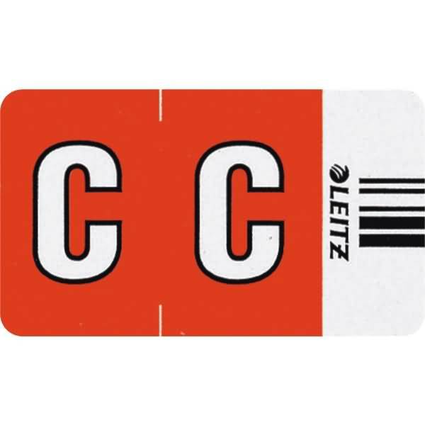 Orgacolor Buchstabensignal C VE=250 Stück rot