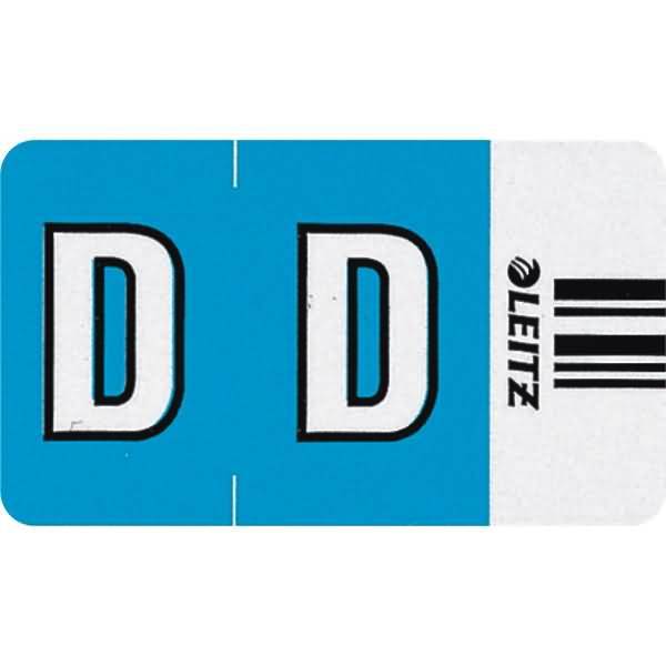 Orgacolor Buchstabensignal D VE=250 Stück blau