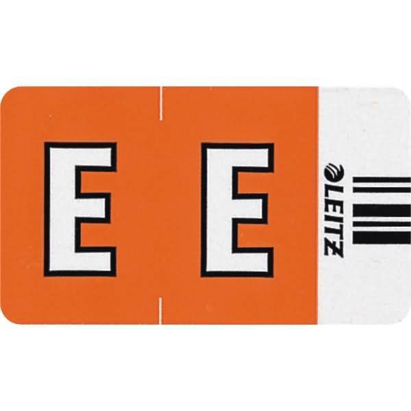 Orgacolor Buchstabensignal E VE=250 Stück orange