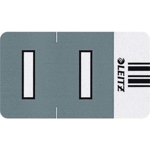 Orgacolor Buchstabensignal I VE=250 Stück grau