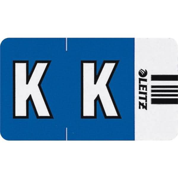 Orgacolor Buchstabensignal K VE=250 Stück dunkelblau