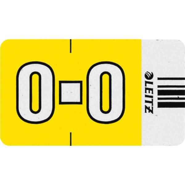 Orgacolor Buchstabensignal O VE=250 Stück gelb