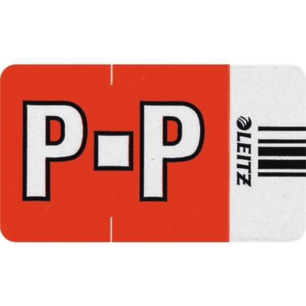 Orgacolor Buchstabensignal P VE=250 Stück rot