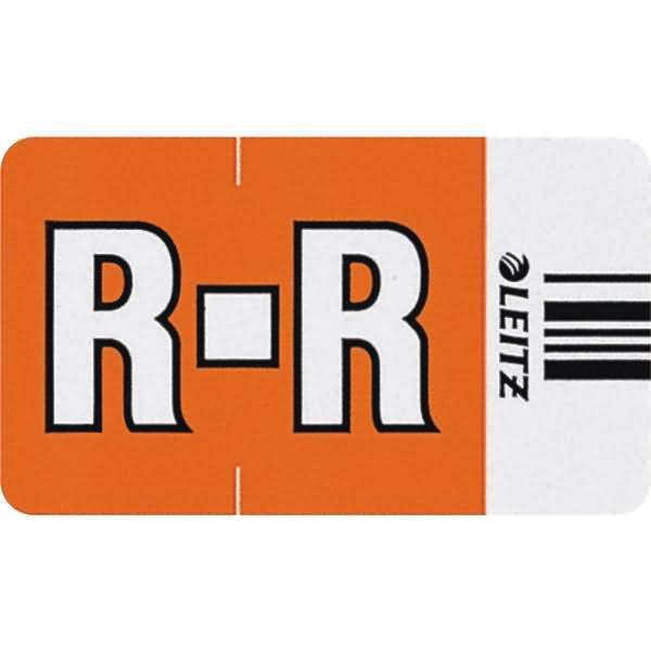 Orgacolor Buchstabensignal R VE=250 Stück orange