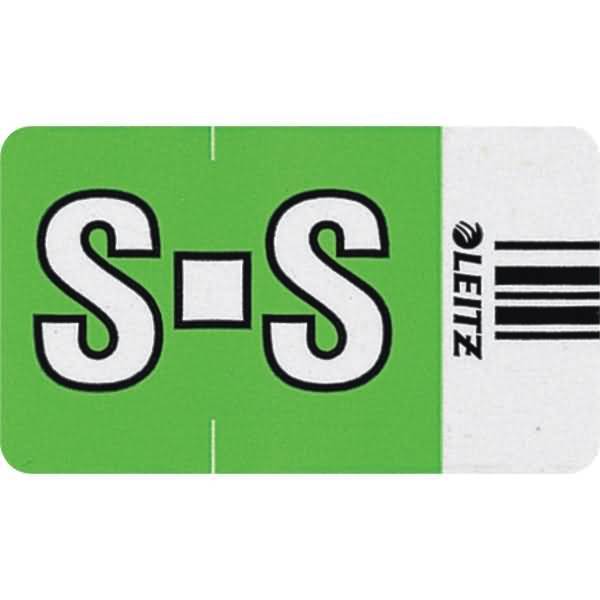 Orgacolor Buchstabensignal S VE=250 Stück grün