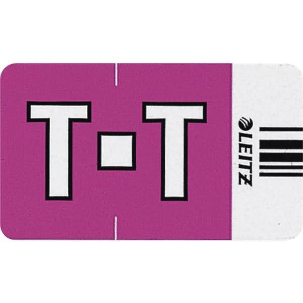 Orgacolor Buchstabensignal T VE=250 Stück violett