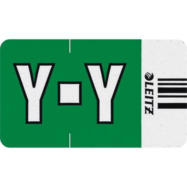 Orgacolor Buchstabensignal Y VE=250 Stück dunkelgrün
