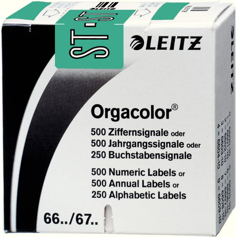 Orgacolor Buchstabensignal ST VE=250 Stück türkis