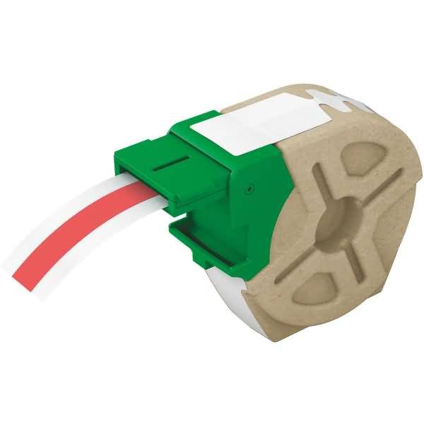 Beschriftungsetiketten Icon 12mmx10m Kunststoff wasserfest/UV-beständig rot