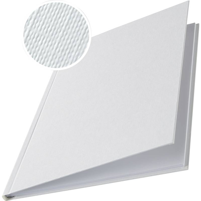 LEITZ Buchbindemappe impressBind, A4, 3,5 mm, weiß, Hard