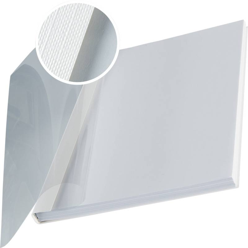 LEITZ Buchbindemappe impressBind, A4, 10,5 mm, weiß, Soft