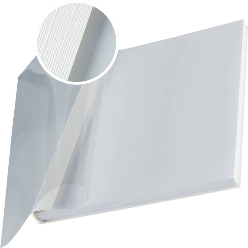 LEITZ Buchbindemappe impressBind, A4, 14 mm, weiß, Soft