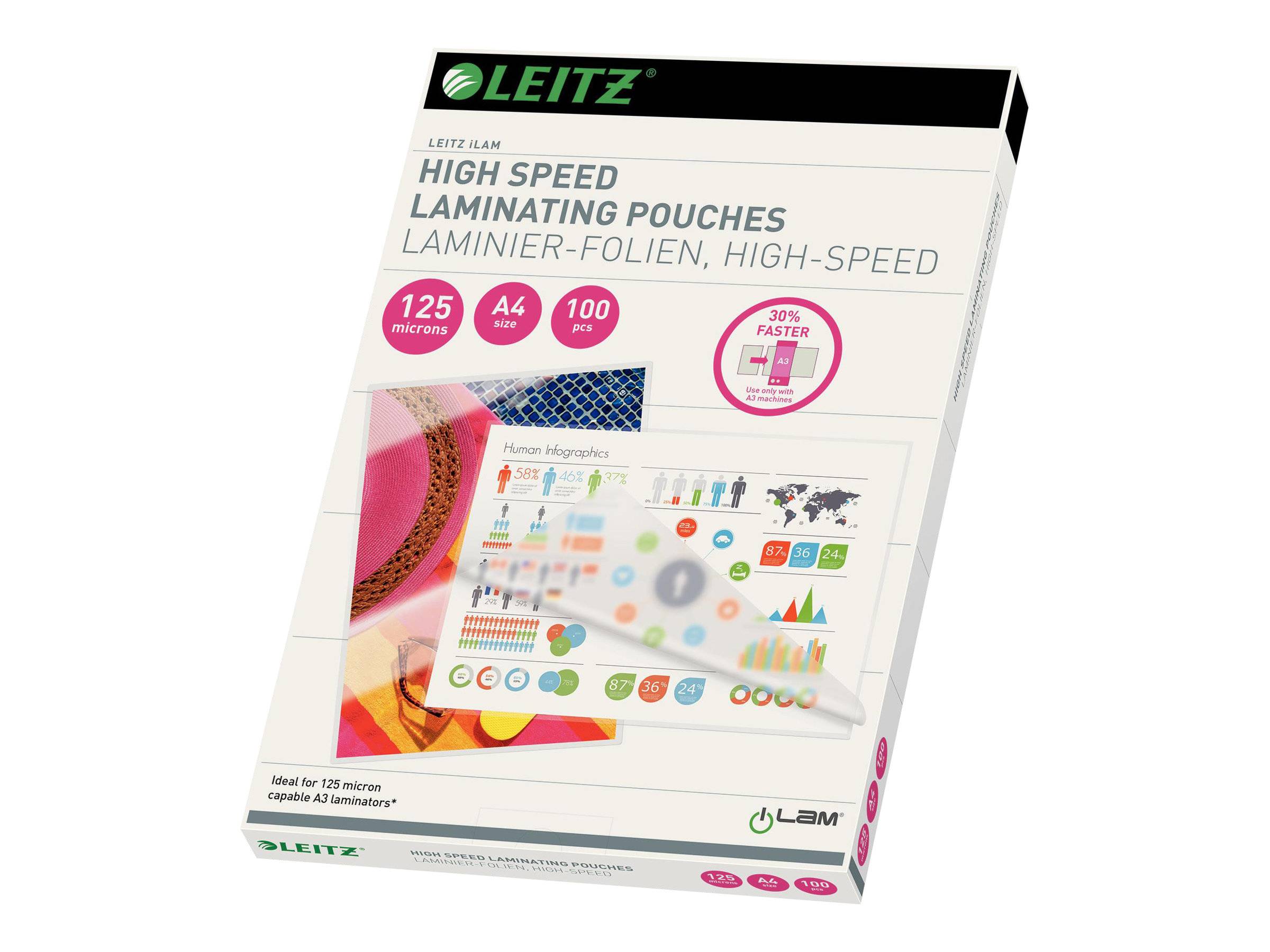 ESSELTE LEITZ - Leitz - A4 (210 x 297 mm) Taschen für Laminierung