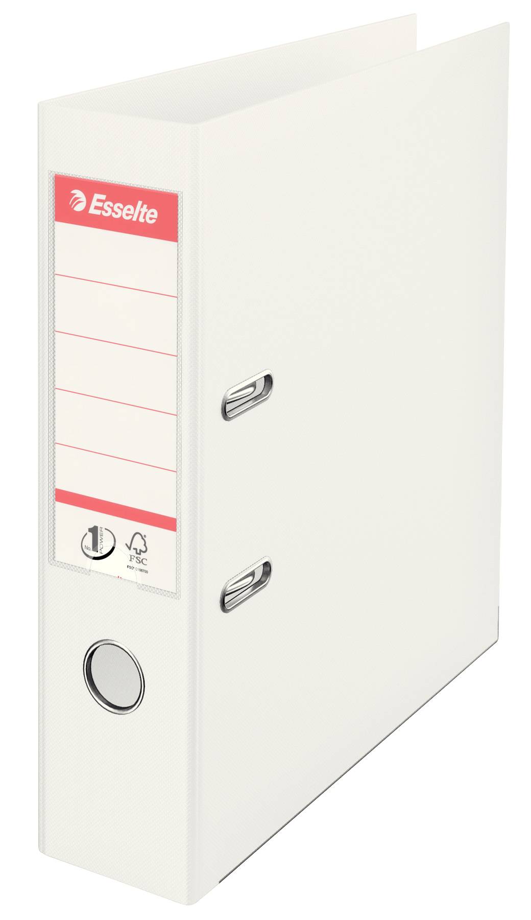 Ordner Plastik - weiß