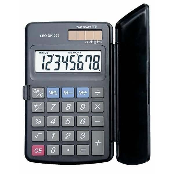 Taschenrechner 8-stellig Batterie/solar schwarz