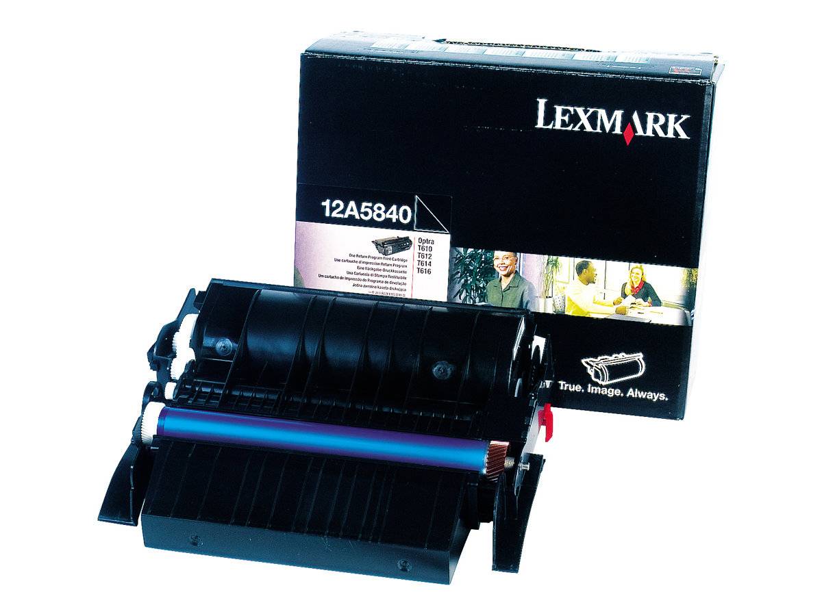 Rückgabe-Tonerkartusche Lexmark 12A5840 OPTRA T schwarz