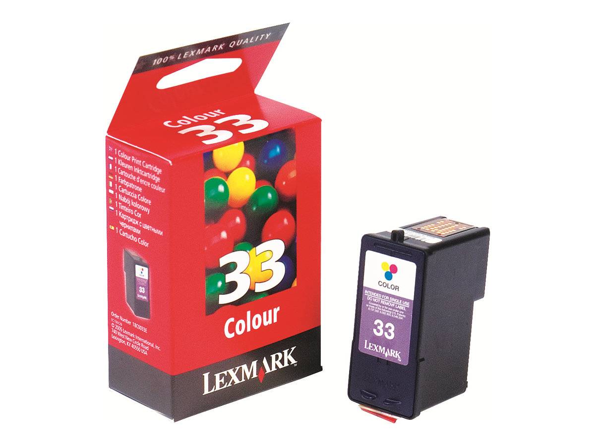 Lexmark Cartridge No. 33 - Farbe (Cyan, Magenta, Gelb) - Original - Tintenpatron