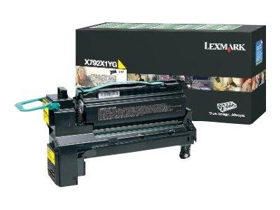 Lexmark X792 - Besonders hohe Ergiebigkeit - Gelb