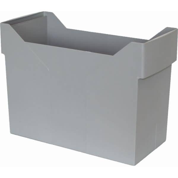 Akten-Boy La Prima A4 RC-Kunststoff grau leer