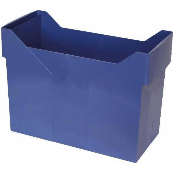 Akten-Boy A4 RC-Kunststoff blau leer