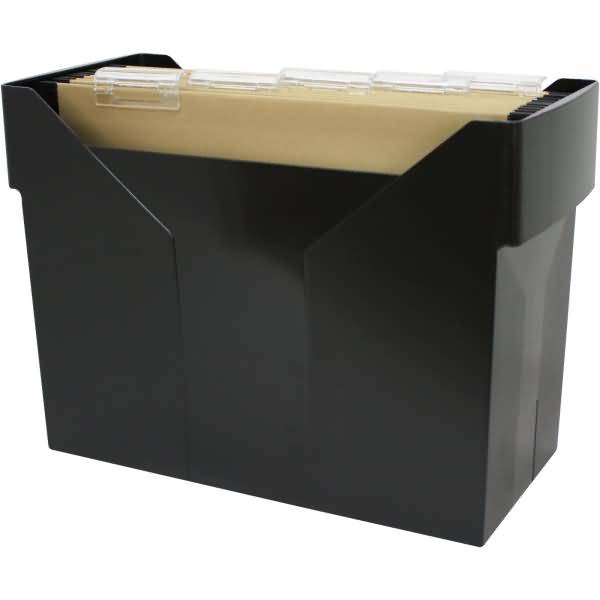 Akten-Boy A4 inkl. 5 Hängemappen schwarz