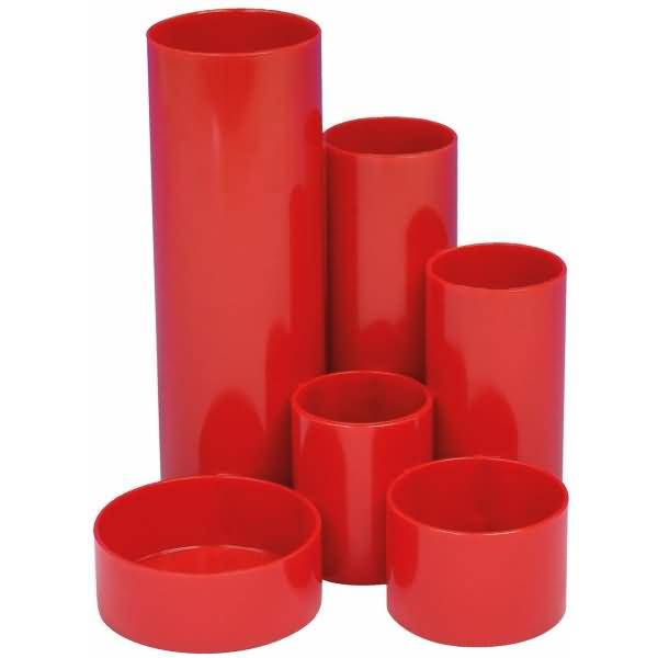 Schreibtisch-Boy 6-Röhren basic-rot