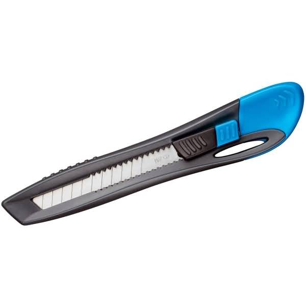 Cutter Universal Kunststoff 9mm farbig sortiert auf Blisterkarte