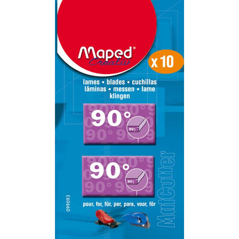 Maped Ersatzklingen für Schneidewerkzeug MatCutter 90 Grad