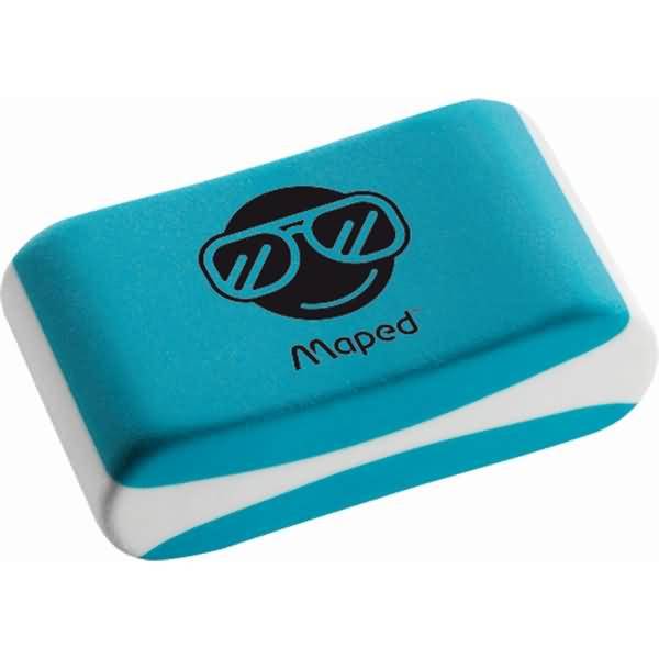 Radierer Essentials Soft kleines Format mit Smileys farbig sortiert