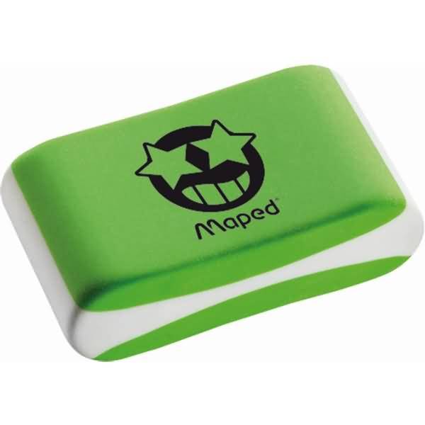 Radierer Essentials Soft kleines Format mit Smileys farbig sortiert